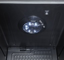 Bottle Cooler with glass door - black - high-performance LED - GCKW65