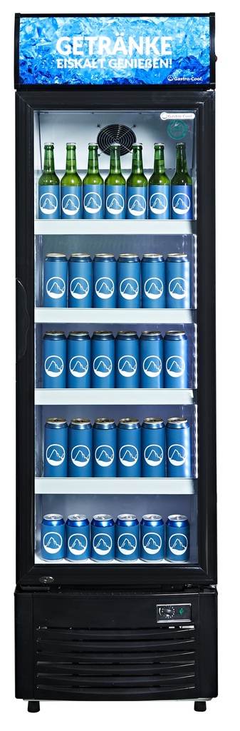 Beverage Cooler with advertising display - DC280