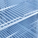 Large Beverage Refrigerator for Supermarkets - With Two Doors, 4 Wheels, LED, Advertisement Display - GCDC600