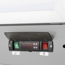 Large Beverage Refrigerator - Kiosk Cooler - Supermarket - LED - silver - GD1050