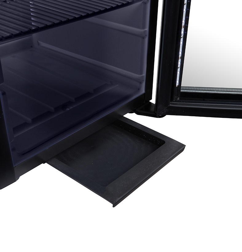 Small Black Display Refrigerator with Illuminated Display - GCDC25