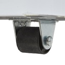 Chest Freezer with glass lid and two flexible wire baskets - black/black - GCFC100