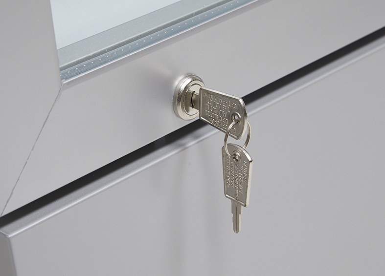 Slimline Beverage Cooler - base - Slim Cooler - silver - GCDC130