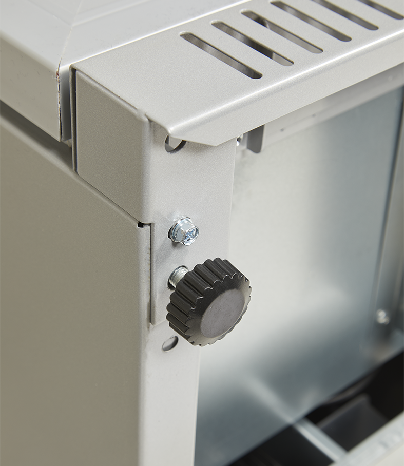 Glass Door Cooler - for installation in counters - silver - GCUC100