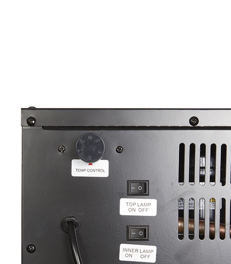 Gastro-Cool - Display Cooler - mini - black/white - super LED - GCDC25