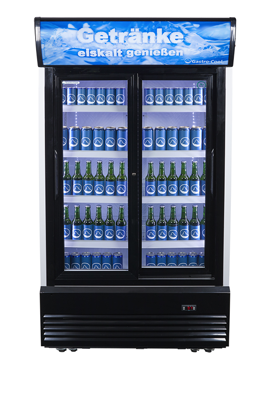 Beverage Cooler with double door - extra wide - hinged door - GCDC800HD