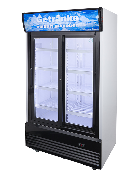 Beverage Cooler with double door - extra wide - hinged door - GCDC800HD