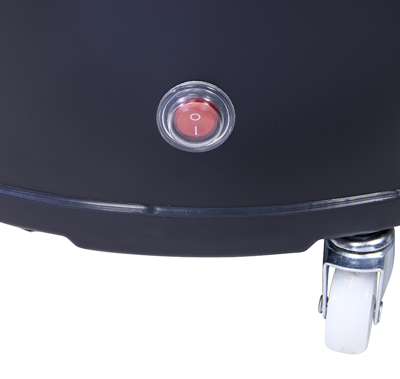  Can Cooler round - frame silver - LED interior lighting - GCPT75