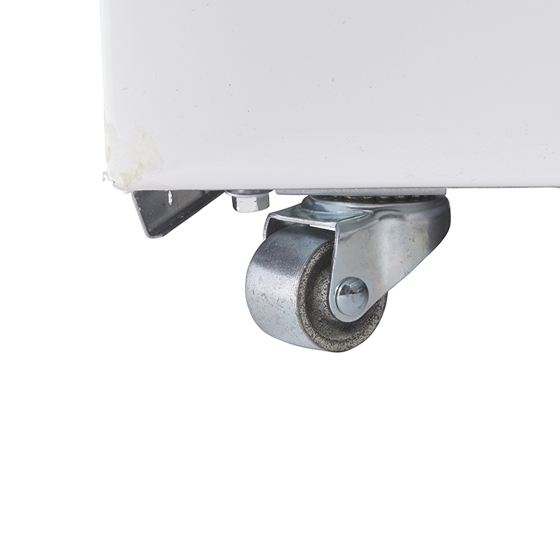 Nevera con puerta de vidrio y display publicitario - blanco - GCDC400