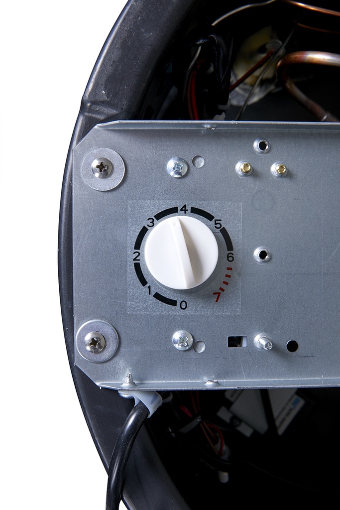  Can Cooler round - frame silver - LED interior lighting - GCPT75