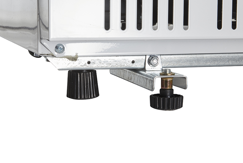 Nevera con puerta de vidrio y display publicitario - blanco - GCDC400