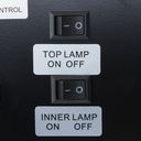 Gastro-Cool - Display Cooler - small - black/white - LED - GCDC50