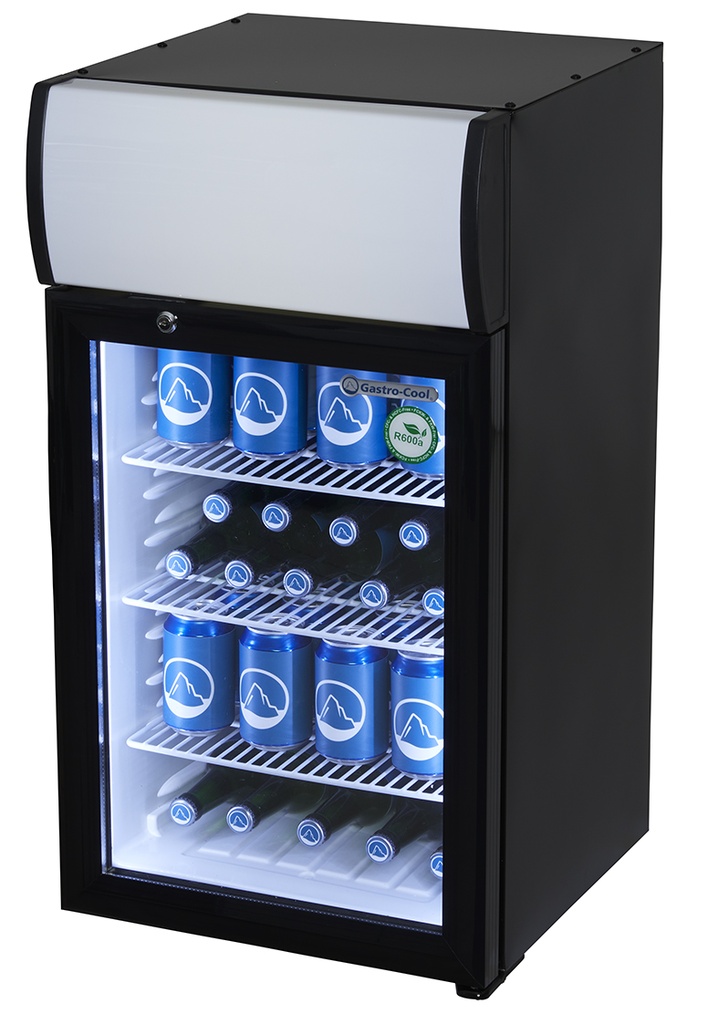 Gastro-Cool - Display Cooler - small - black/white - LED - GCDC50