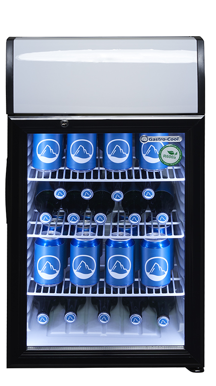 Gastro-Cool - Display Cooler - small - black/white - LED - GCDC50