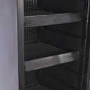 Retro Glass Door Cooler - elegant - black - GCGD135