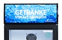 Beverage Cooler with advertising display - DC280