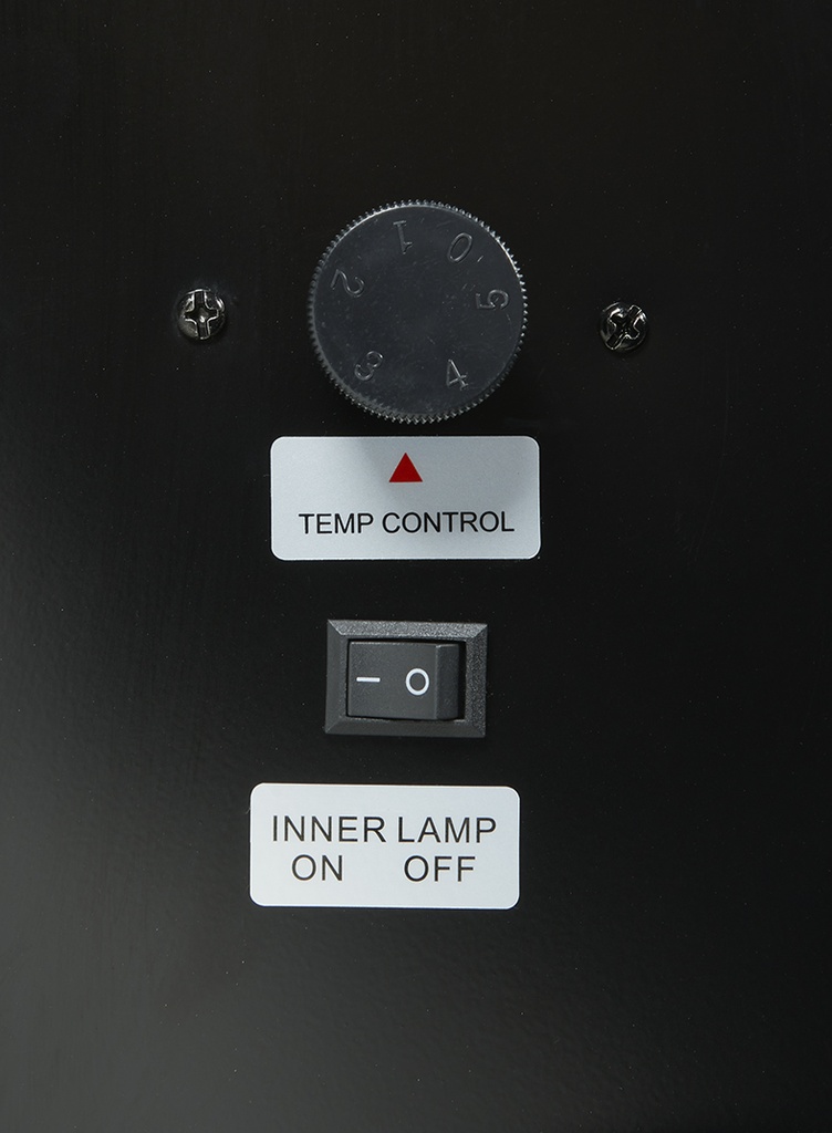 Glass Door Cooler - small and flat - counter - bar - space-saving - black - GCGD15