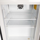 Freezer small with glass door - POS - for ice cream - black - GCGW50