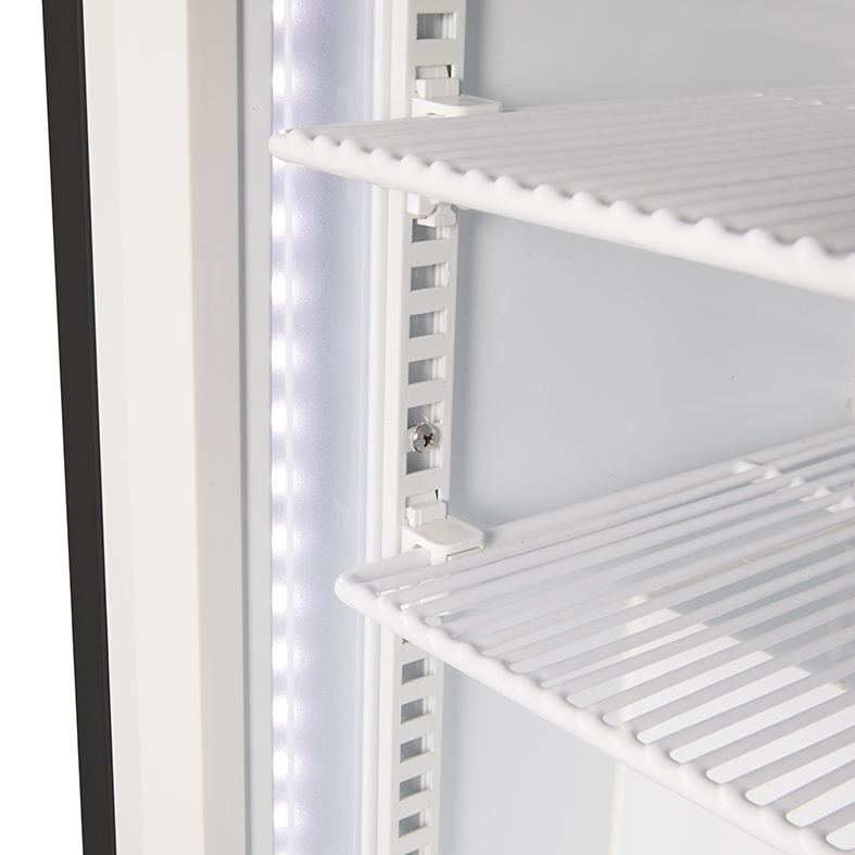 Freezer small with glass door - POS - for ice cream - black - GCGW50