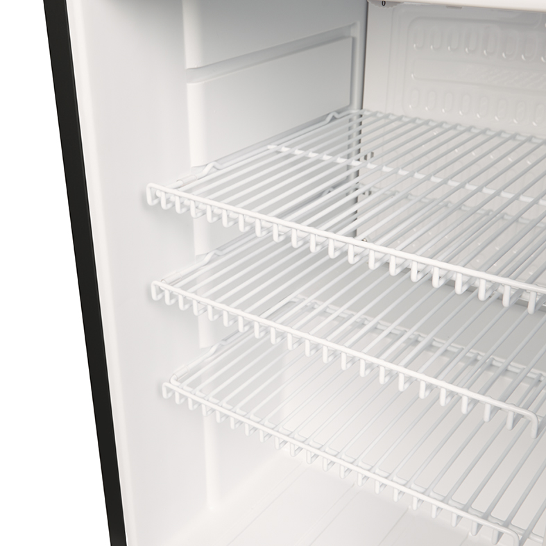 Freezer small with glass door - POS - for ice cream - black - GCGW50