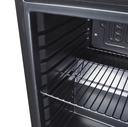 Gastro-Cool - Back Bar Cooler - small - black - super LED - GCKW25