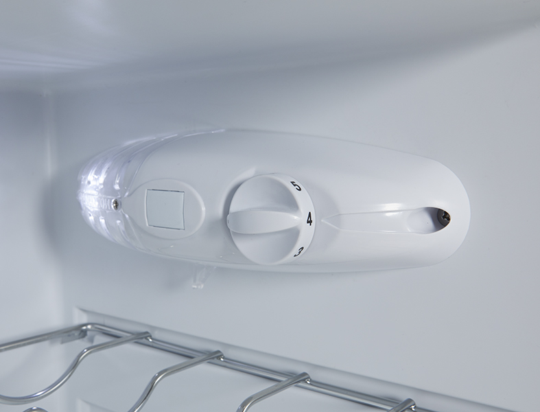 Vintage Industries - Retro-Kühlschrank - Stahlgrau RC330