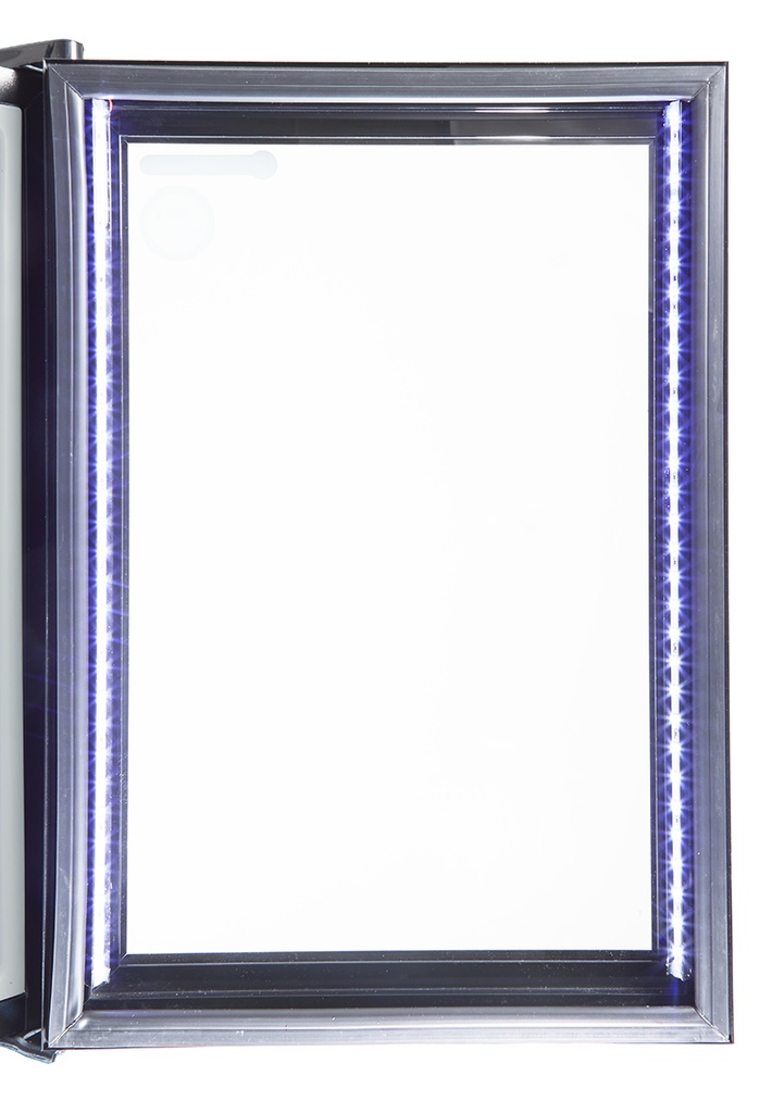 Bottle Cooler - minibar - black/white - great view - LED - GCKW65