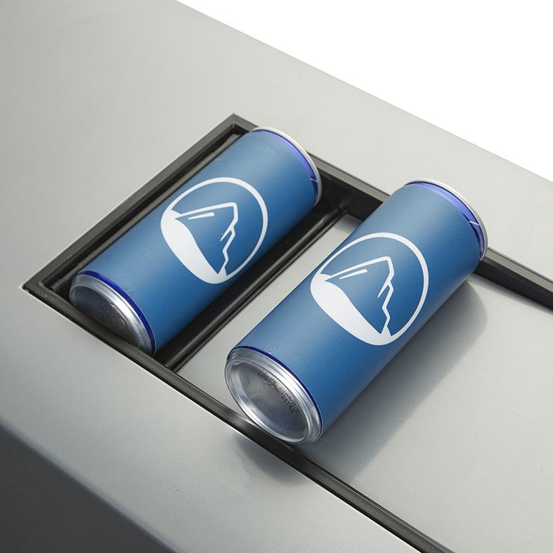 Can Dispensing Cooler - Silver - 250 ml slim can - GCAP50-250