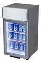 Cooler with display - silver - LED - GCDC50