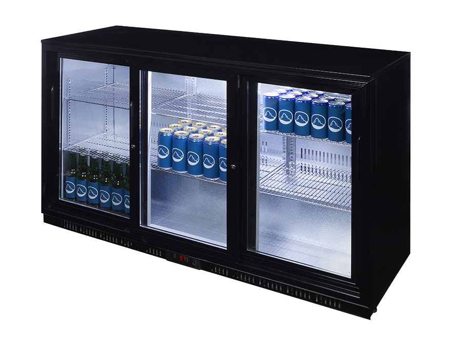Back Bar Cooler - beverage cooler - hinged door - low - black - GCUC300