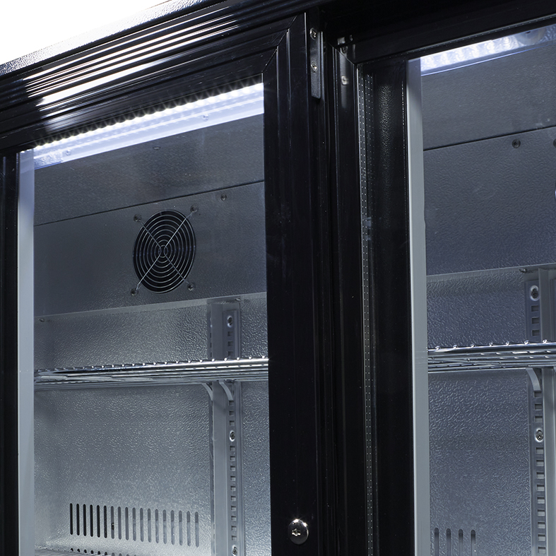 Back Bar Cooler - beverage cooler - hinged door - low - black - GCUC300