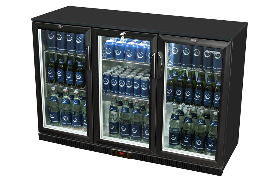 Back Bar Cooler - beverage cooler - hinged door - low - black - GCUC300