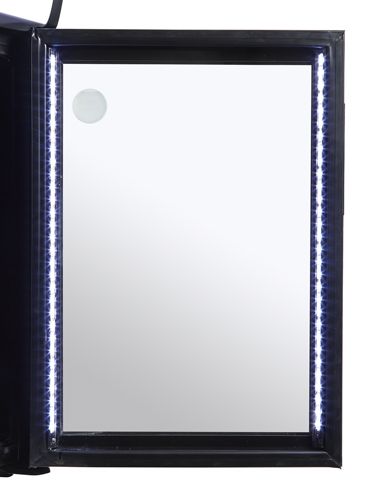 Display Cooler - counter - black - LED - GCDC50