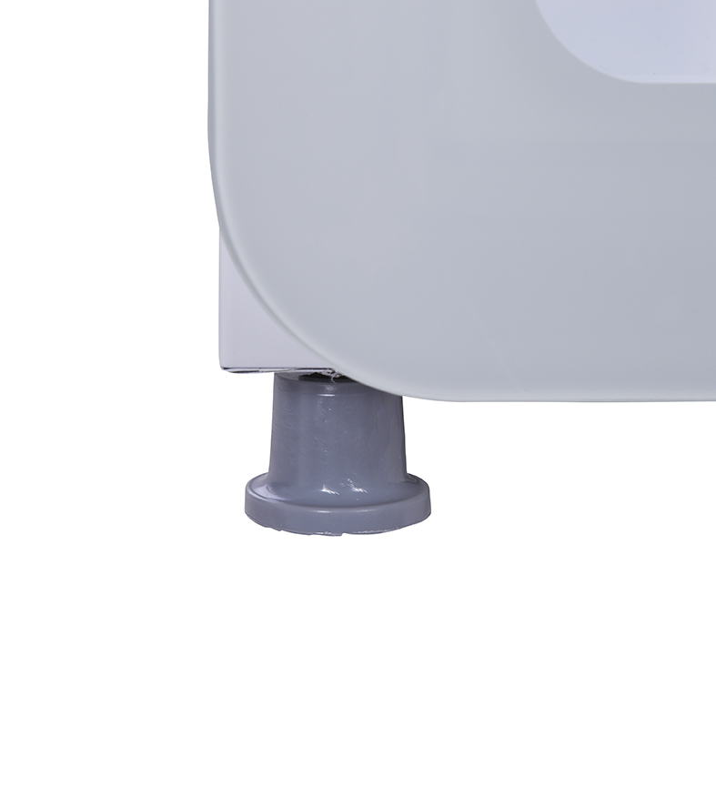 Slimline Bottle Cooler - retro look - vintage - glass door - white - GCGD135