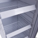 Slimline Bottle Cooler - retro look - vintage - glass door - white - GCGD135