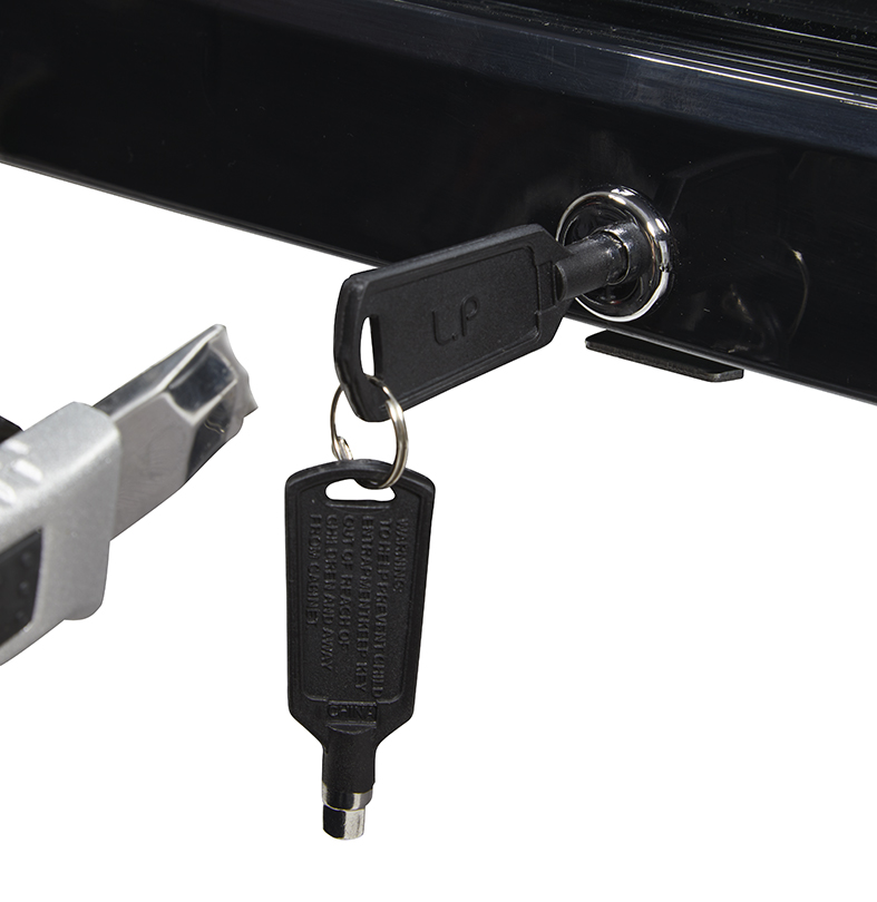 Glass Door Cooler for bottles - black - GCGD155