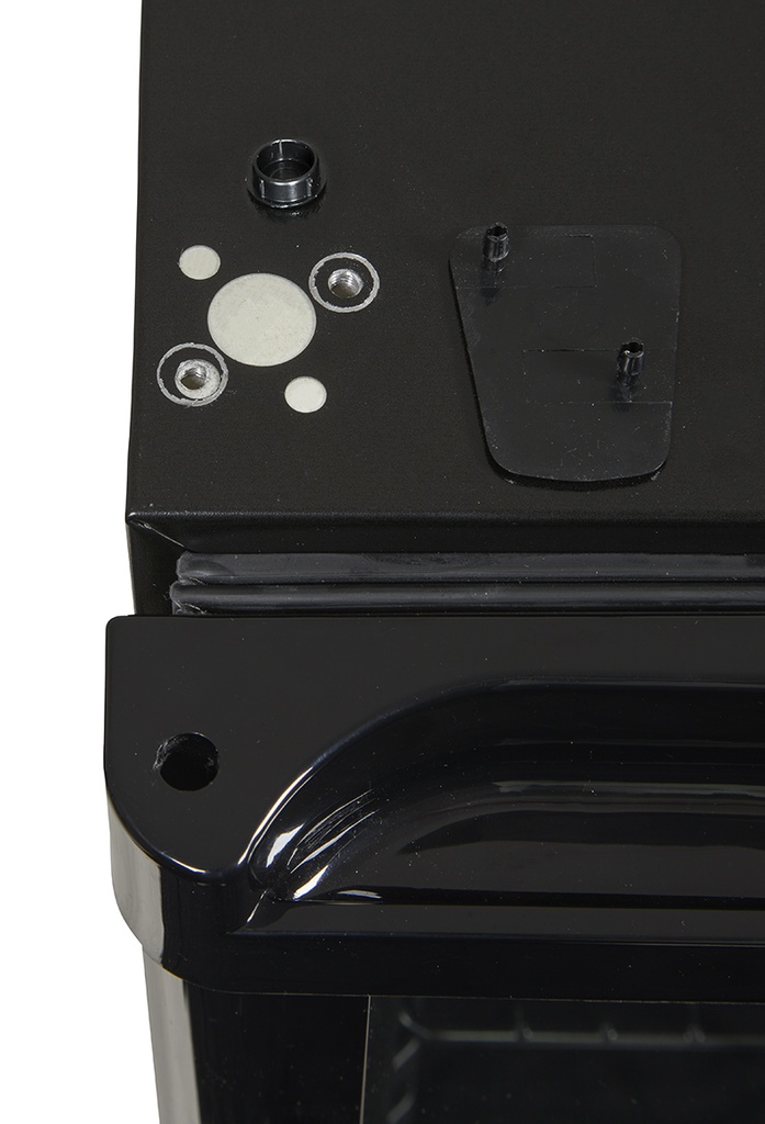 Glass Door Cooler for bottles - black - GCGD155