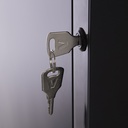 Retro Cooler with glass door - Slimcooler - black - GCGD175