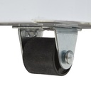 Chest Freezer with glass lid for ice cream or beverages (-24 to +10°C) - white/blue - GCFC100