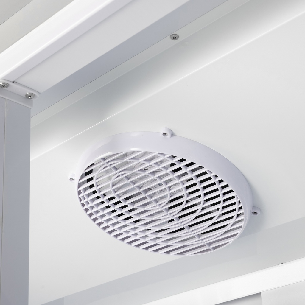 Large Beverage Refrigerator - Kiosk Cooler - Supermarket - LED - silver - GD1050