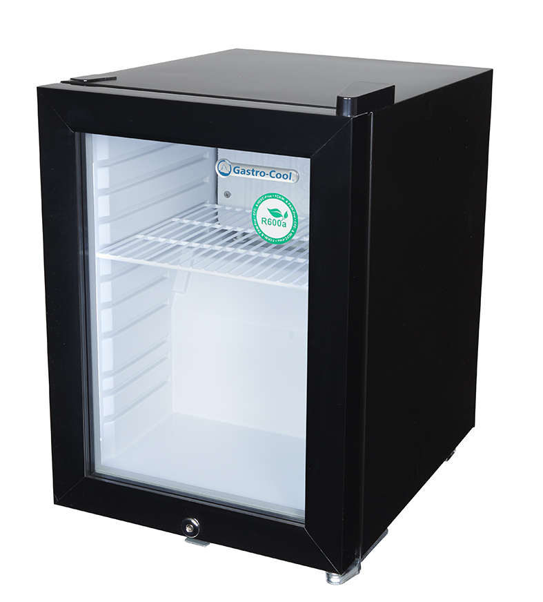 Mini Nevera Compacta 25L, POS, Publicidad LED, Negro/Blanco - GCKW25