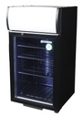 Refrigerador expositor - mostrador - negro - LED - GCDC50