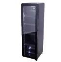 Nevera Vintage Retro Negre Porta de Vidre - GCGD135 + Doble Condensador + Argó