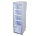 Slimline Bottle Cooler - retro look - vintage - glass door - white - GCGD135 + Double Condensor + Argon & LOW-E