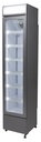 Nevera Expositora Estreta 150L, Plata, Porta Vidre - GCDC130