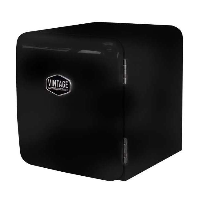 Black Mini Retro Cooler - elegant - minibar - Miami - VIRC60