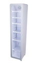 Nevera Retro Blanca Arrodonida Estreta (Slim) - GCGD175