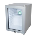 Minikühlschrank für Tankstelle - KühlWürfel - silber - GCKW25