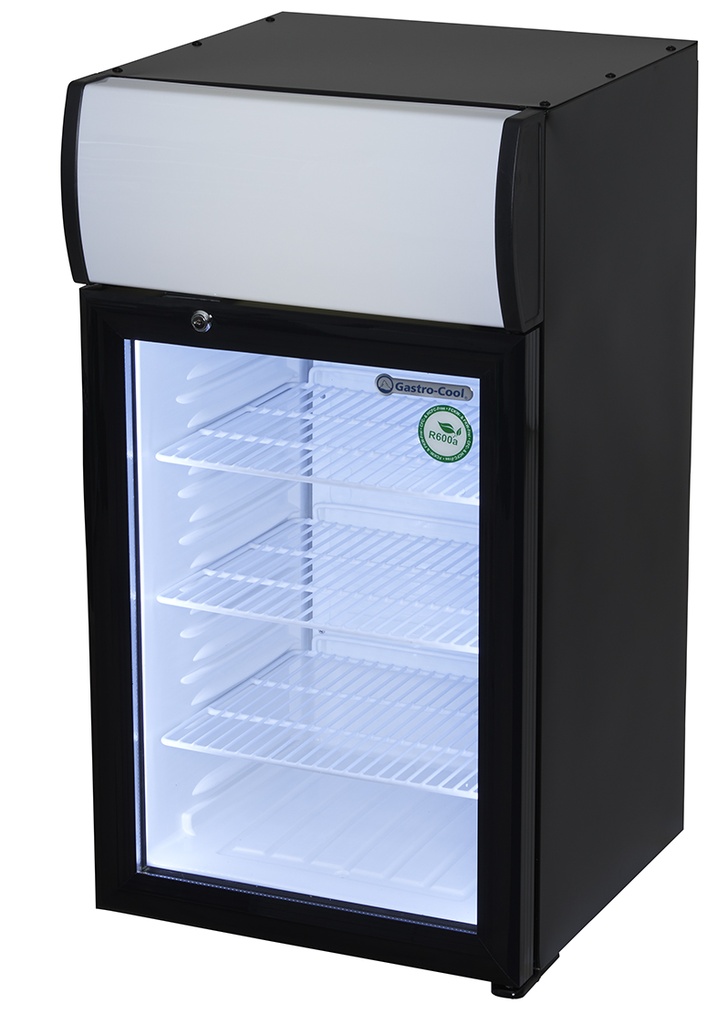 Gastro-Cool - Display Cooler - small - black/white - LED - GCDC50