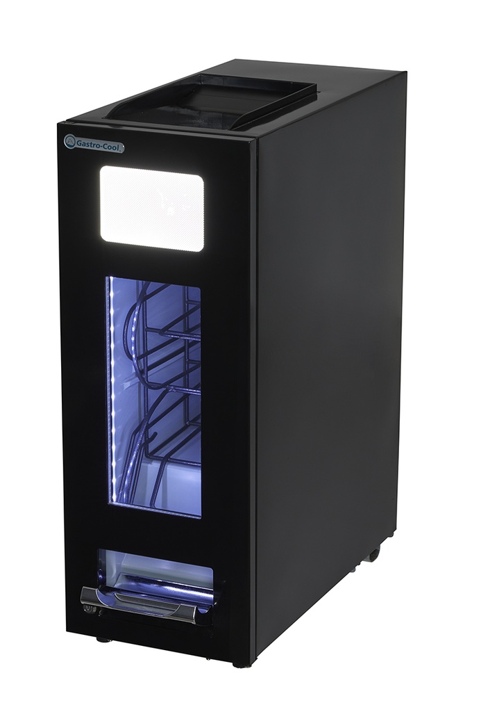 [310700] Dispensador de latas refrigerado - Negro - 48 latas de 250 ml - GCAP50-250